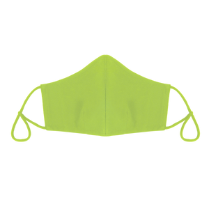 The Premium Reusable Face Mask in Lime Green Cotton