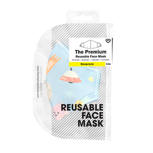 The Kids Premium Reusable Face Mask in Astronaut's Dream