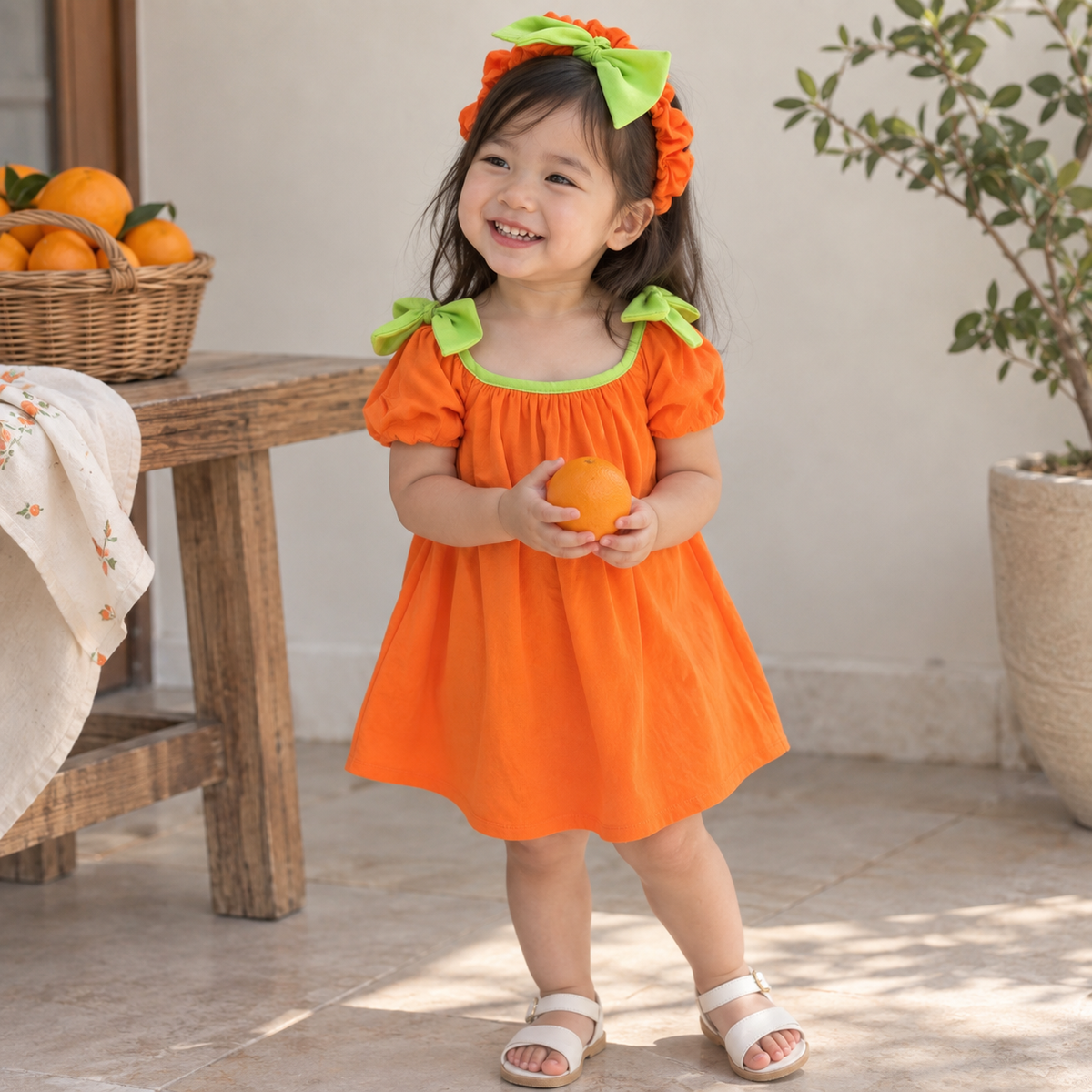 Orange Dress