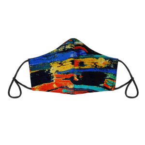 The Premium Reusable Face Mask in Abstract Paint