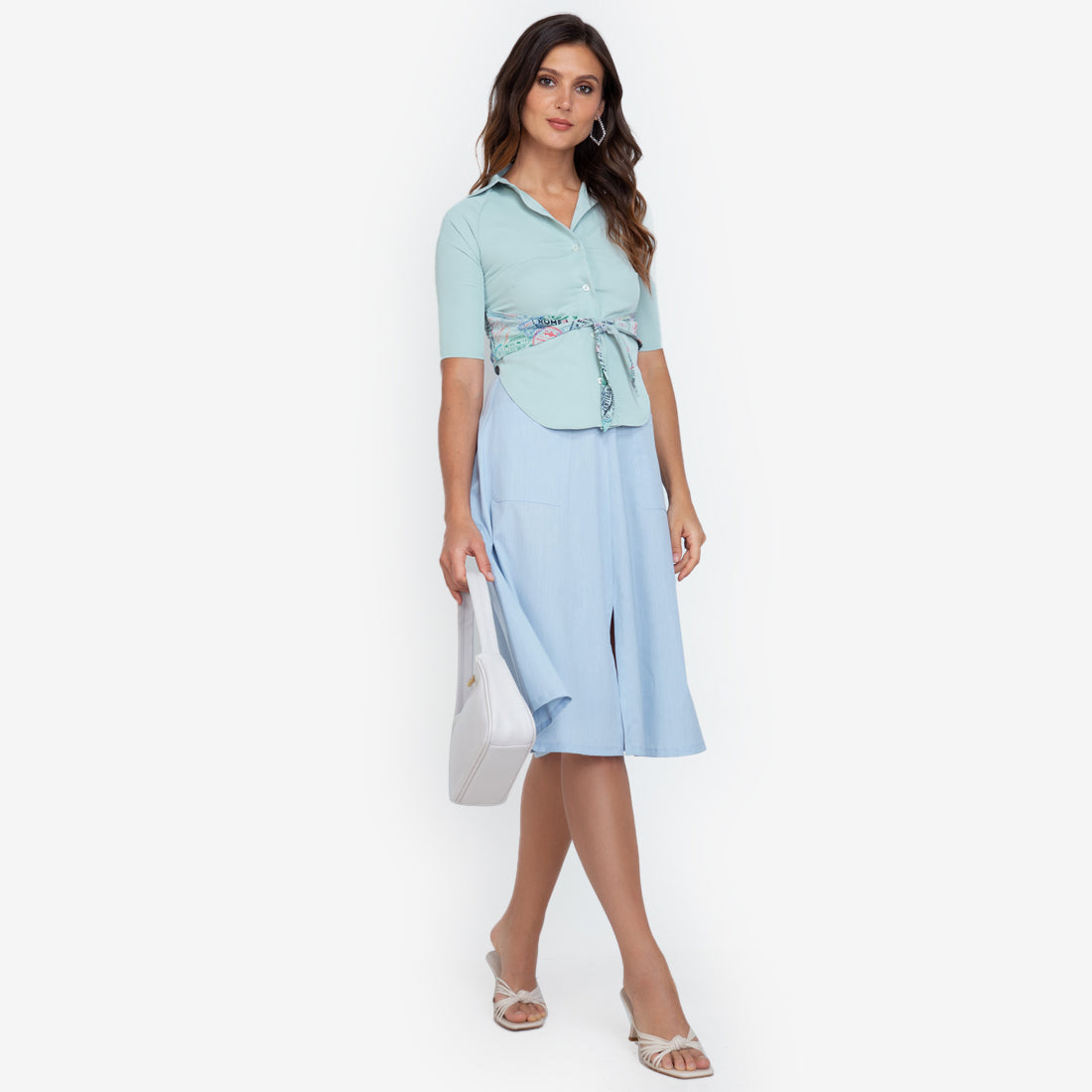 Neel Blouse in Mint