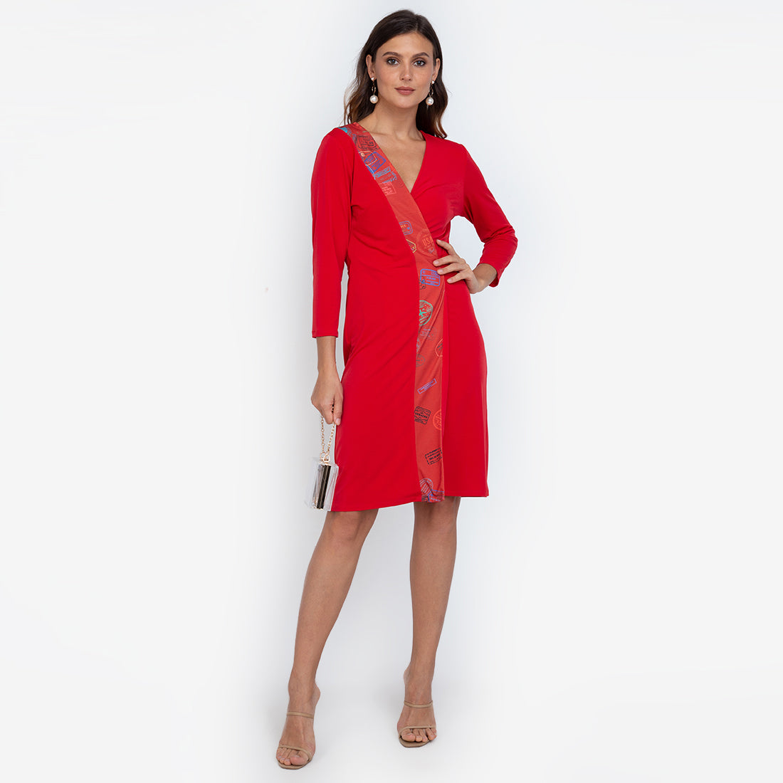 Dover Dress in Red