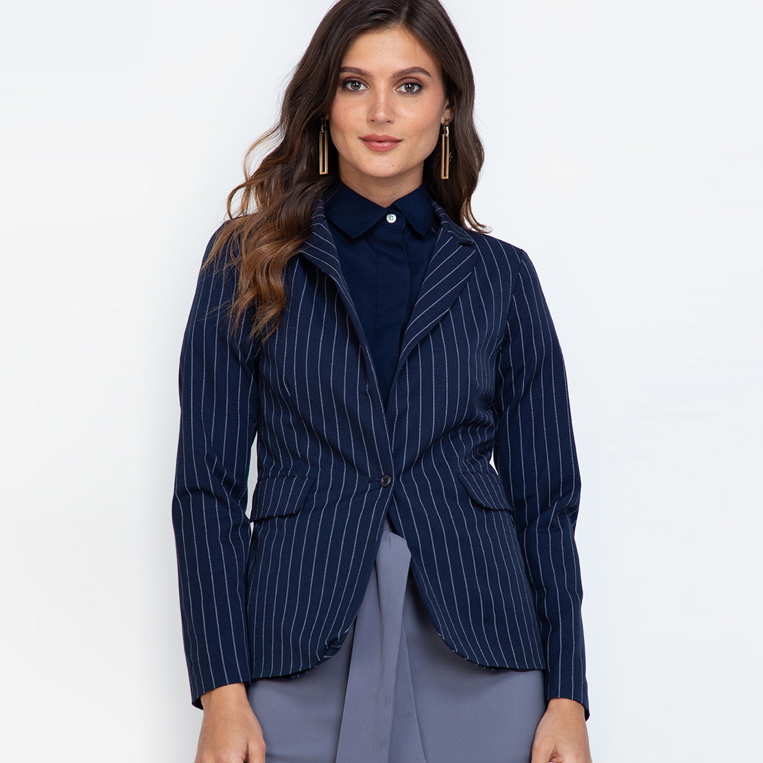 Bernadette Blazer in Navy Blue