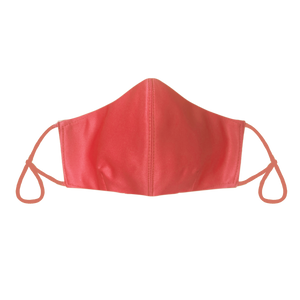 The Premium Reusable Face Mask in Satin Coral