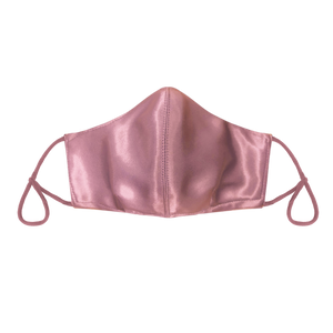 The Premium Reusable Face Mask in Satin French Rose