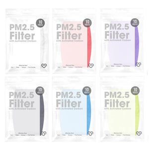 PM2.5 Filter for Face Mask - Pack of 10